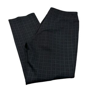 INSIGHT plaid ponte knit pants